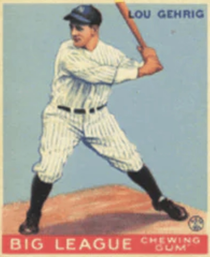 Lou Gehrig 1933 Goudey